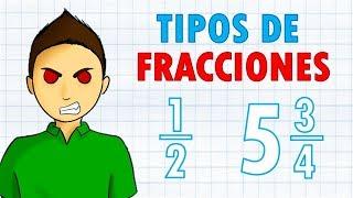 TIPOS DE FRACCIONES Super fácil  |  Para principiantes