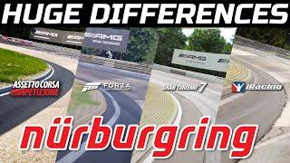 The ULTIMATE Nordschleife Comparison (ACC, iRacing, Gran Turismo, Forza!)