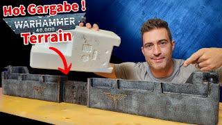 Turn Styrofoam into Cement! Warhammer 40k Trash Terrain