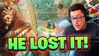 I FARMED HIM THE GAME BEFORE SO HE FLAMED ME ALL MATCH! - Anhur Hunter Smite Gameplay