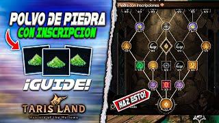 TARISLAND - COMO FUNCIONAN LAS PIEDRAS DE INSCRIPCIONES Y EMBLEMAS DE TARISLAND GUIA/TUTORIAL