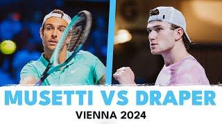 Lorenzo Musetti vs Jack Draper Match Highlights | Vienna 2024