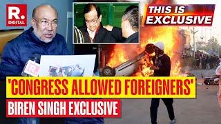 'Congress Allowed Foreigners', Manipur CM N. Biren Singh Speaks To Republic TV | Exclusive