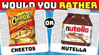 Would You Rather Food Edition  GlamQuiz