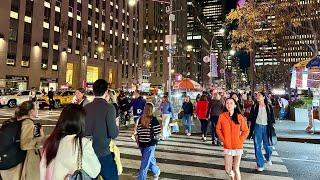 NYC  LIVE In  Manhattan  On  Thursday   Evening      (07 November 2024)