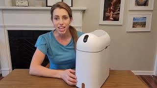 Elpheco Motion Sensor Bathroom Trash Can Review, Motion Sensor Trash Can