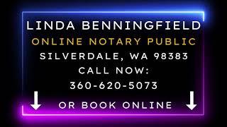 Linda Benningfield, Notary Public, Silverdale, WA 98383, Virtual Notary - Book Online