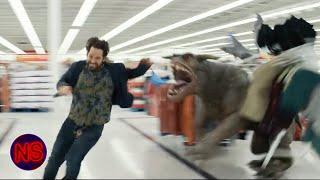 Paul Rudd Chased By Hell Hound In Walmart | Ghostbusters: Afterlife | Now Scaring