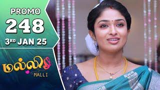 Malli Serial | Episode 248 Promo | 3rd Jan 24 | Nikitha | Vijay | Saregama TV Shows Tamil