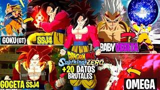 +20 DETALLES BRUTALES de DRAGON BALL GT en el TRAILER de SPARKING ZERO! (GOKU SSJ4, BABY, GOGETA)