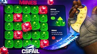 CSFAIL I MADE INSANE PROFIT WITH 5 MINE MODE?! (CS.FAIL Promo Code 2024)