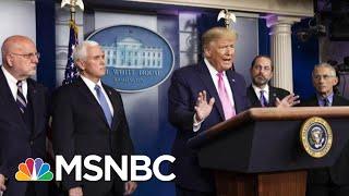 Report: White House Locking Down Messaging From Federal Government On Coronavirus | Deadline | MSNBC