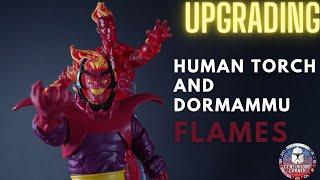 Marvel legends Upgrading HUMAN TORCH and DORMAMMU 6 inch Custom