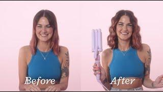 MERMADE HAIR 22MM CUTIE PRO WAVER TUTORIAL - HOW TO CREATE WAVES ON MID-LENGTH HAIR