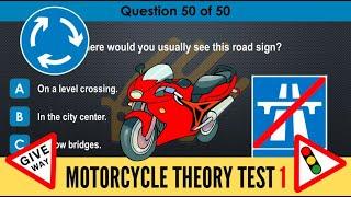 Motorcycle Theory Test Practice 2024 - DVSA Motorcycle Driving Test 2024 UK test 1