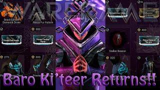 Warframe - Baro Ki'Teer Returns! [1st November 2024]