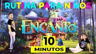 ENCANTO Workout  10 min EJERCICIOS para NIÑOS en CASA  KIDS EXERCISE