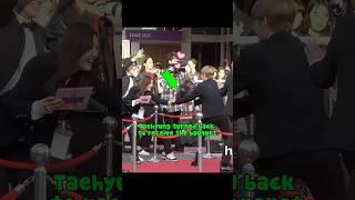 ARMY's Reaction When Taehyung Accepts Her Flowers  This Is So Cute  #shorts #taehyung #v #bts