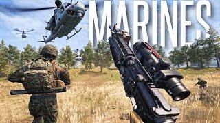 AMPHIBIOUS MARINE UPDATE! - Squad 100 Player Warfare Gameplay