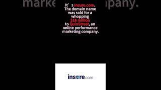The Most Expensive Domain Name Ever Sold: Insure.com - Davon knows(EP99)