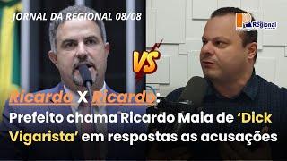 PREFEITO DE CÍCERO DANTAS CHAMA RICARDO MAIA DE 'DICK VIGARISTA' EM RESPOSTA AO DEPUTADO 08/08/2024