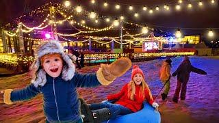 MOST JOYFUL PLACE EVER! Happy Children and magical Winter atmosphere. Life in Moscow. New year 2025