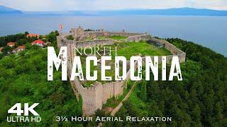 NORTH MACEDONIA  Македонија 2025 | 4K Drone Aerial 4K Relaxation Film Piano Study Скопје