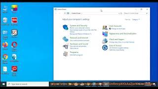 Open Control Panel on Windows 10