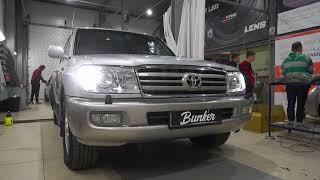 Крузак 100/Land Cruiser 100. Установка BiLed модулей DIXEL Y6.