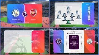 PES 2017 NEW PREMIER LEAGUE SCOREBOARD 2024-2025