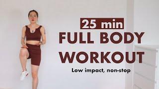 25min FULLBODY WORKOUT at home (130-150calo) Reduce Bloating on Period/for Physically weak person