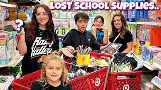 We Lost Our School Supplies! | Back To School Supplies Shopping