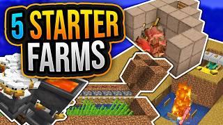  TOP 5 STARTER FARMS IN MINECRAFT 1.21 (TUTORIALS)  ErikOnHisPeriod