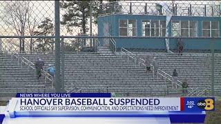 Hanover County Public Schools give update on baseball program suspension