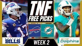 Thursday Night Football Picks (NFL Week 2) BILLS vs DOLPHINS | TNF Parlay Picks