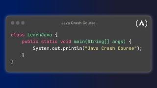 Java Basics – Crash Course