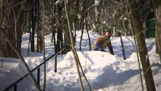 Seb Toots Montreal snowboarding run