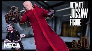 NECA SAW Ultimate Jigsaw Figure Red Robe Version | @TheReviewSpot