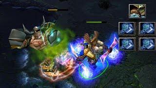 DOTA ALCHEMIST 4x MJLONIR = 999% ATTACK SPEED ( 1 SEC = 1 KILL)