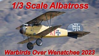 Jon's GIANT 1/3 Scale JW Albatross D.V MAIDEN FLIGHT @Warbirds over Wenatchee 2023