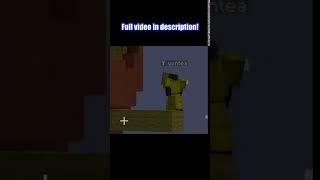 Funny Players in Minecraft Bedwars #shorts