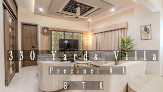 330 Yards Villa Precinct 1 Bahria Town Karachi, Pakistan.