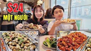 Buffet Hải Sản Ốc Hương, Cua Rang Muối, Sò Điệp Nướng, Crawfish mà Chỉ $24/Người ở Nam Cali