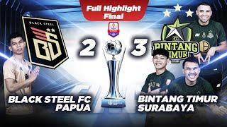 [Full Highlight] Black Steel FC Papua Vs Bintang Timur Surabaya |Final| 3Second Futsal SuperCup 2024