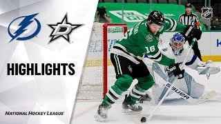 Lightning @ Stars 3/25/21 | NHL Highlights