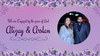 Engagement Ceremony Video  ll  Alizay  Arslan ll 31/8/2024