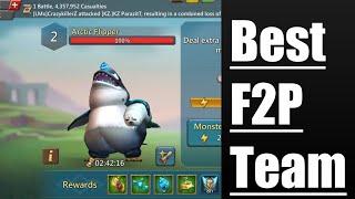 Lords mobile new monster Arctic flipper best f2p team