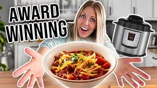 AWARD WINNING Chili in the Instant Pot - Disney Copy Cat Recipe