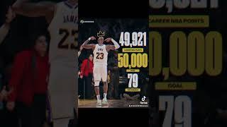 LeBron James is the only player in the NBA history to have 50k career points in regular season t 