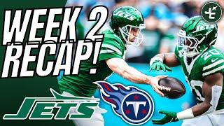 MUCH NEEDED WIN! | New York Jets vs Tennessee Titans RECAP & REACTION! Week 2 2024